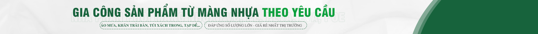 DỊCH VỤ GIA CÔNG